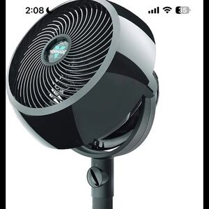 7803 Large Pedestal Whole Room Air Circulator Fan with Adjustable Height, 3 Spee